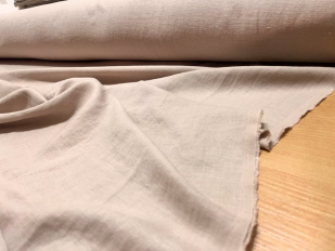  Ткань лен с вискозой Песчаная 190г/м