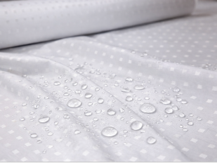 Ткань для скатерти профессиональная водоотталкивающая белая