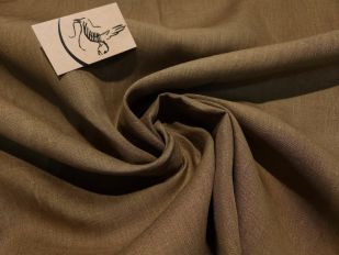  Широкий постельный 100% лён Хаки