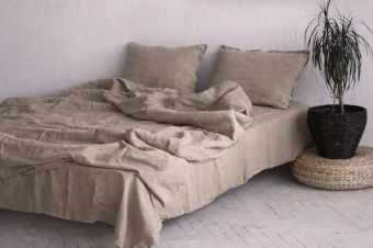 Комплект постельного белья 1.5сп, цвет Бежевый