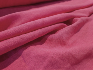 Ткань лен с вискозой Crimson