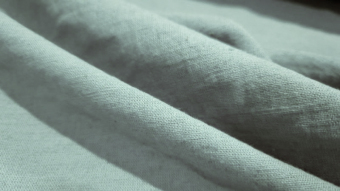 Ткань лён КРЭШ для белья 160г/м мятный